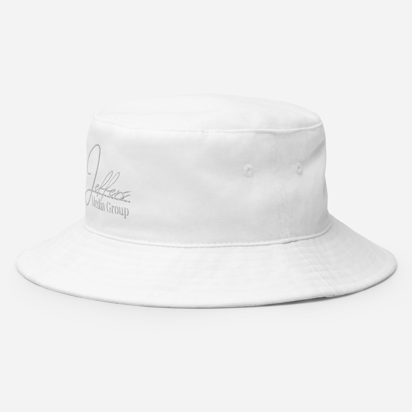 Jeffers Media Group White(Bucket Hat)
