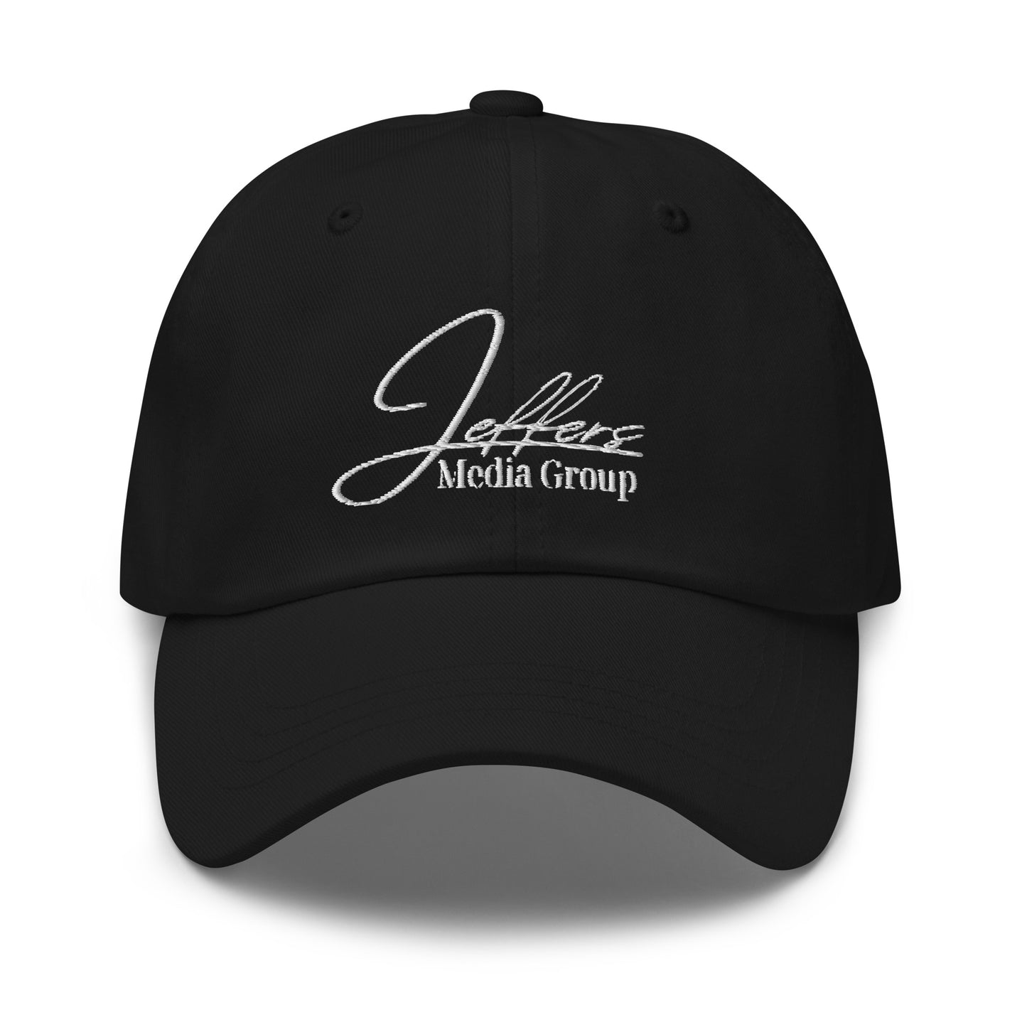 Jeffers Media Group White Dad Hat
