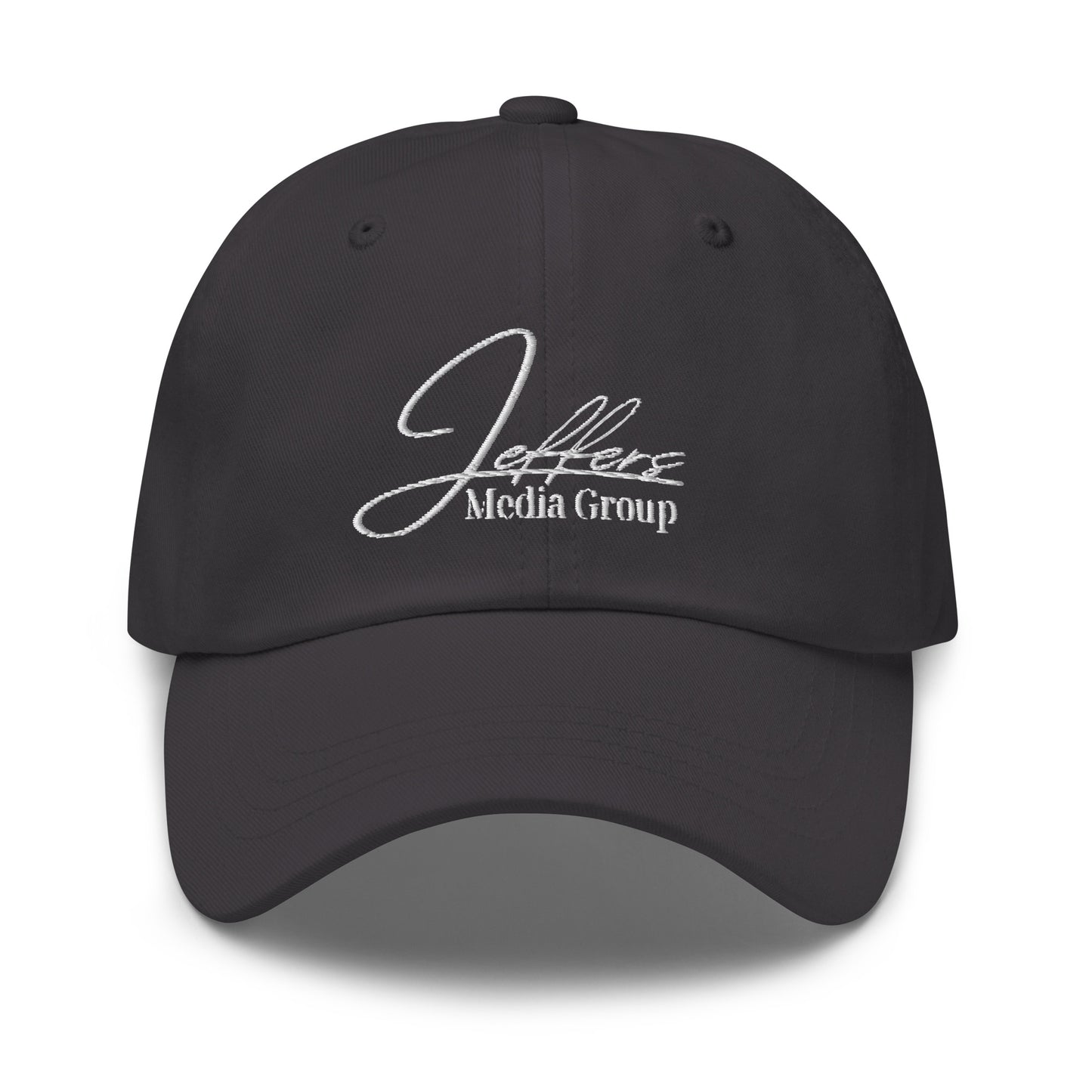 Jeffers Media Group White Dad Hat