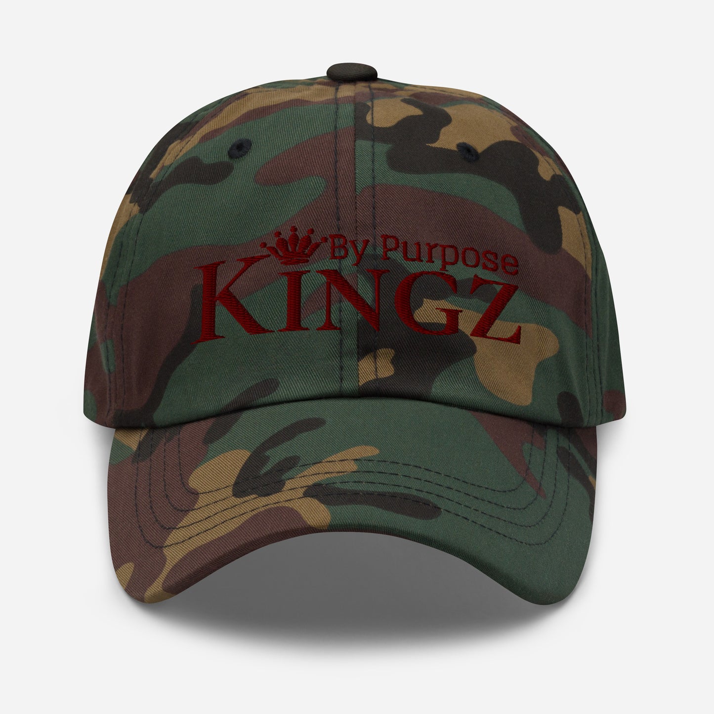 Kingz By Purpose Maroon Dad Hat