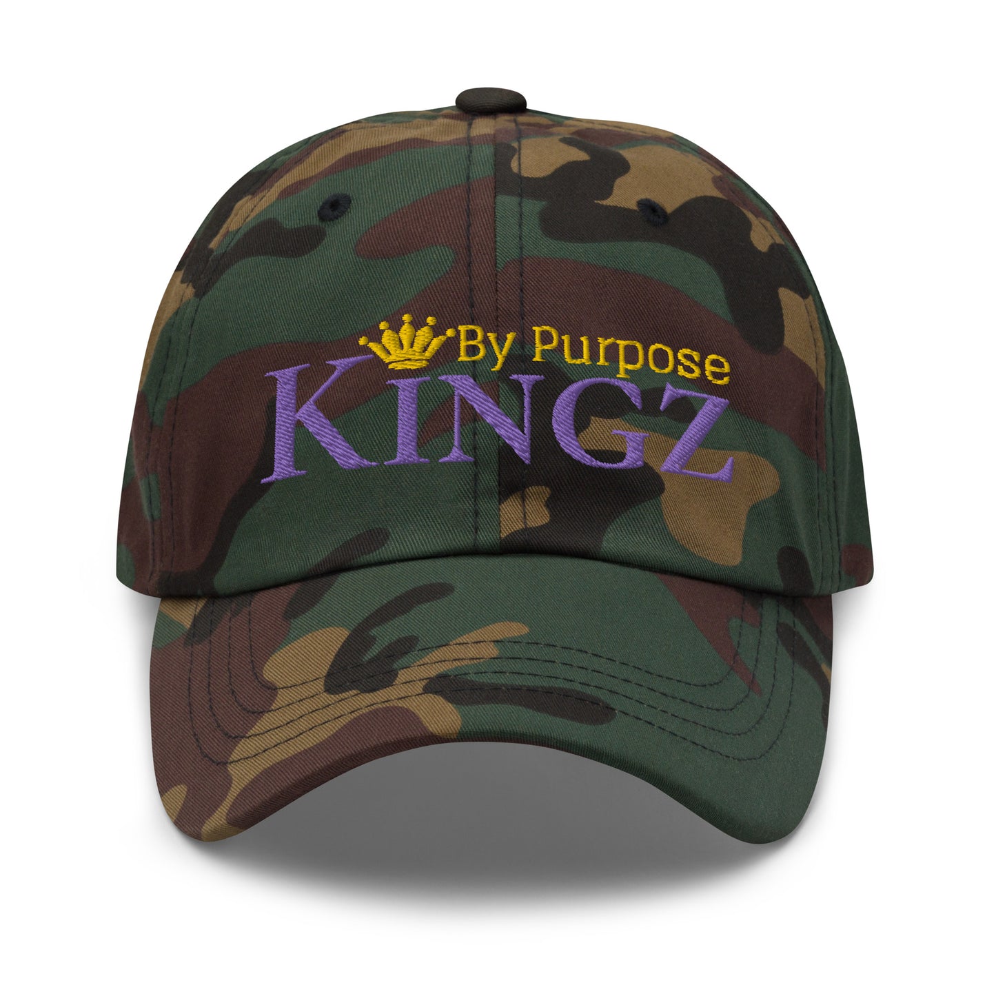 Kingz By Purpose Royal Combo (Purple/Gold/Gold) Dad Hat