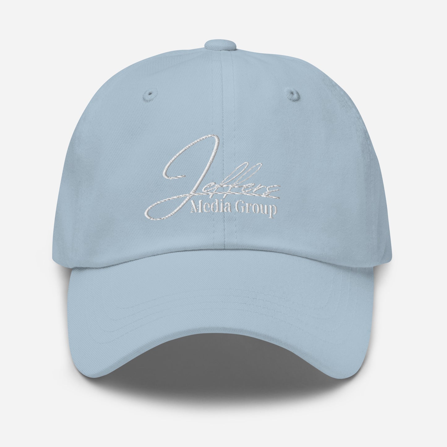 Jeffers Media Group White Dad Hat