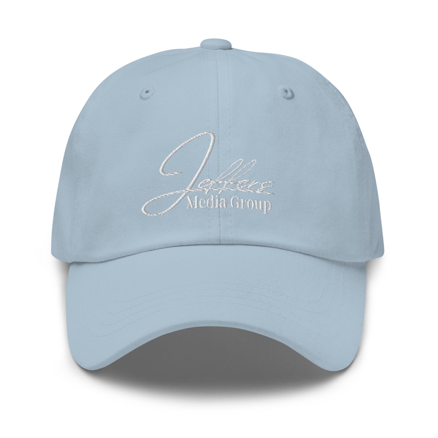 Jeffers Media Group White Dad Hat