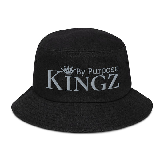 Gorro de pescador de mezclilla gris de Kingz By Purpose