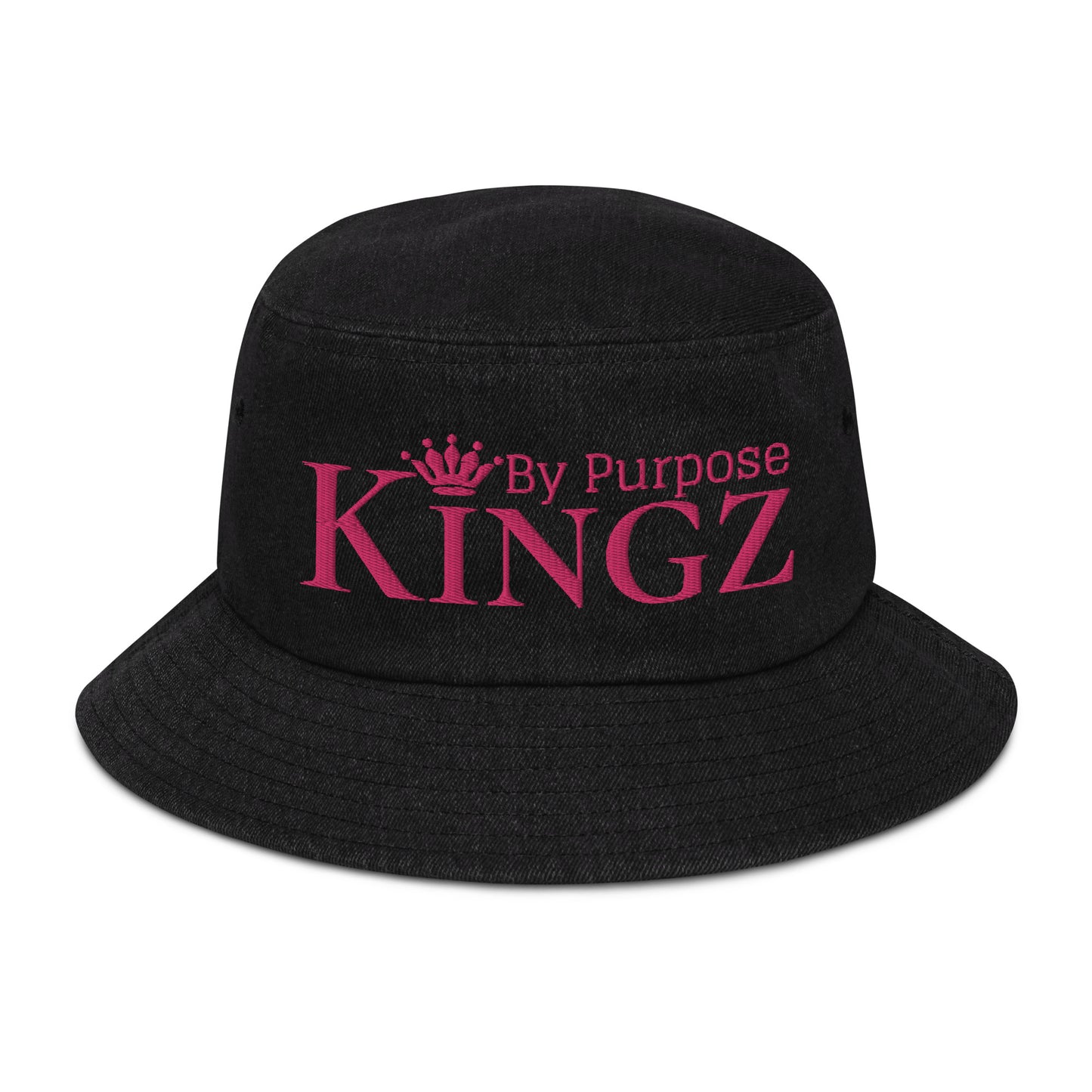 Kingz By Purpose Flamingo Denim Bucket Hat