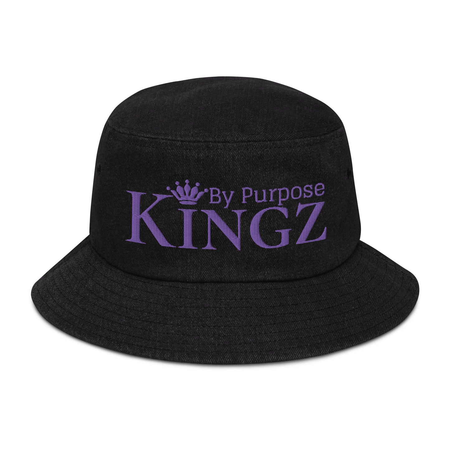 Kingz By Purpose Royal Purple Denim Bucket Hat