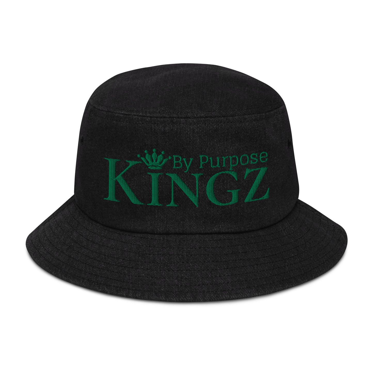 Kingz By Purpose Kelly Green Denim-Anglerhut