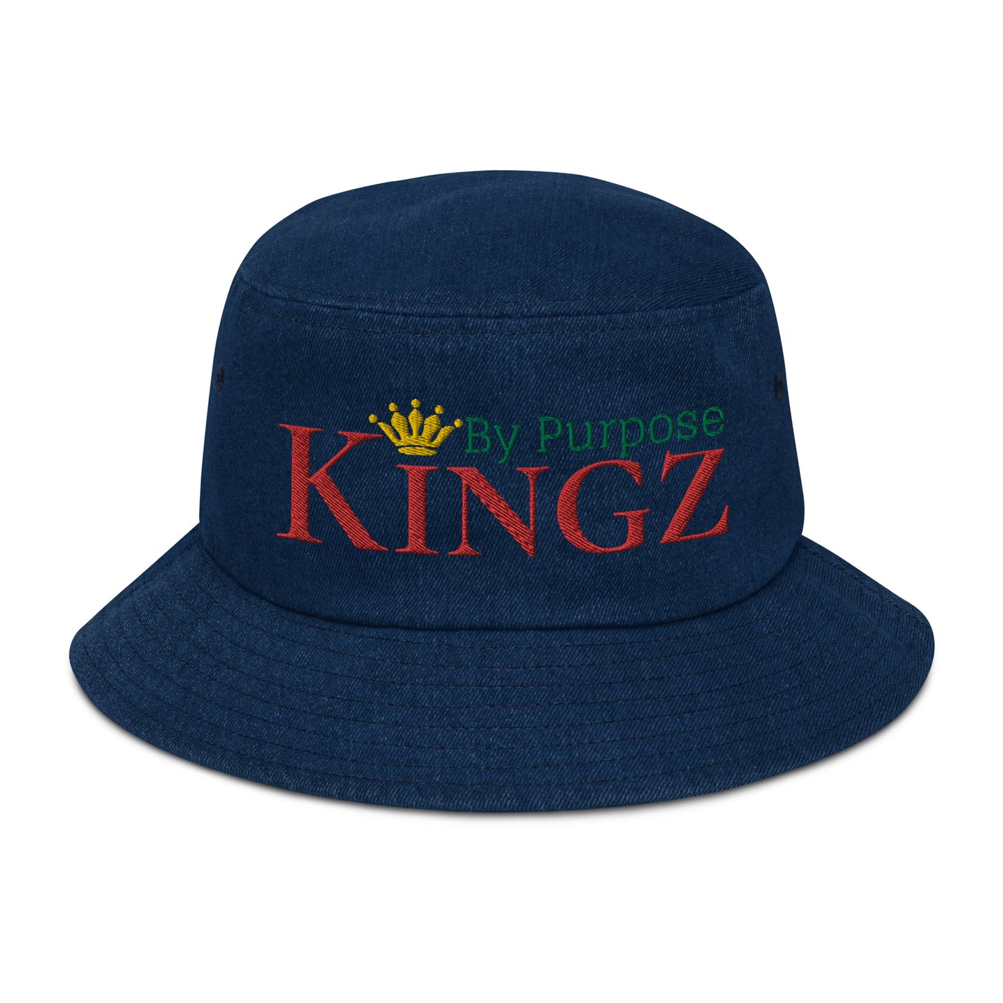 Kingz By Purpose Jah Bless Denim Bucket Hat