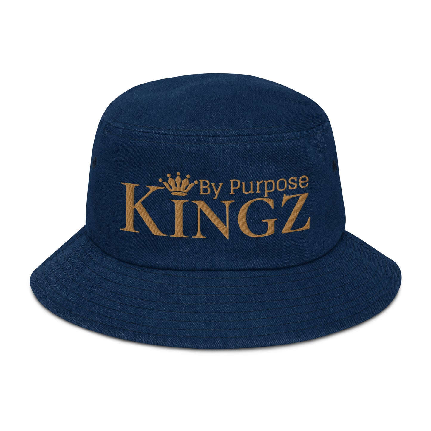 Kingz By Purpose Old Gold Denim Bucket Hat