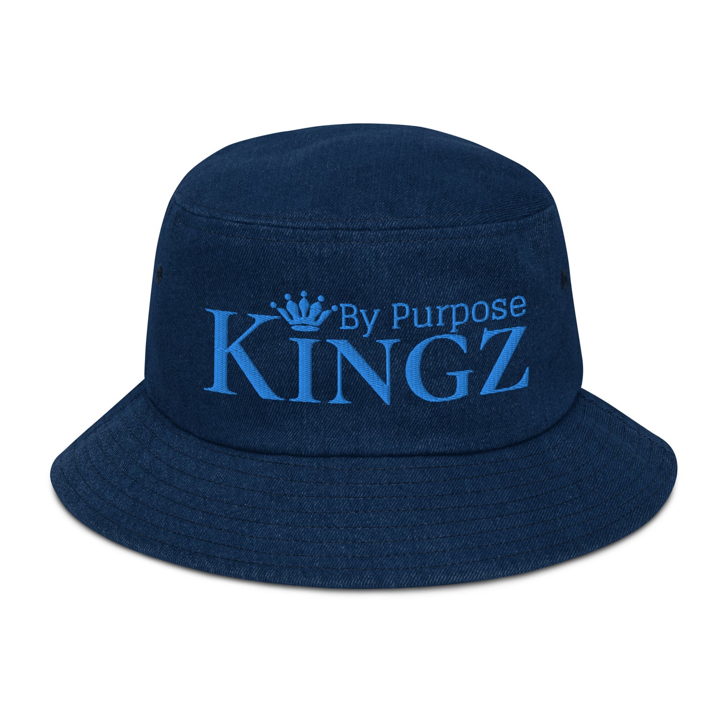 Kingz By Purpose Aqua/Teal Denim Bucket Hat