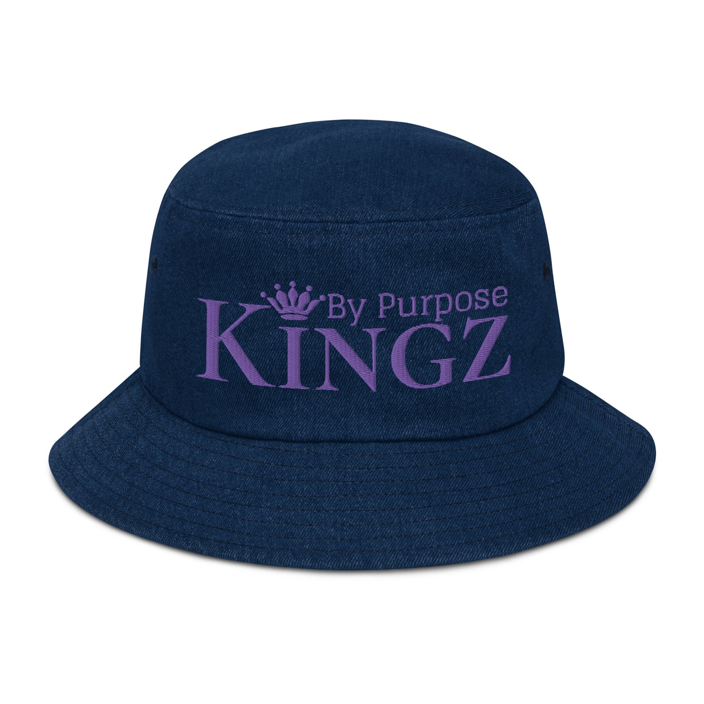 Kingz By Purpose Royal Purple Denim Bucket Hat