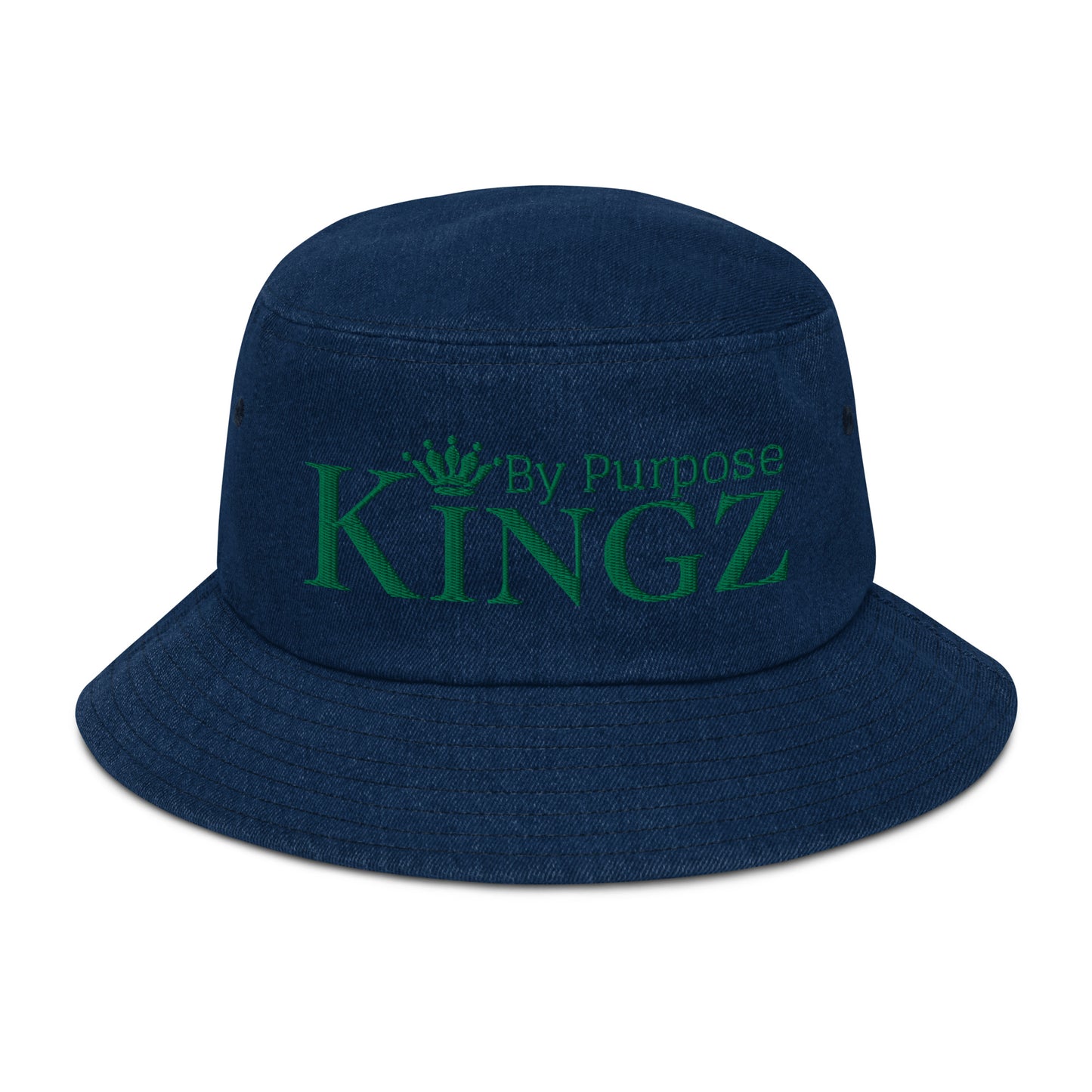 Kingz By Purpose Kelly Green Denim-Anglerhut