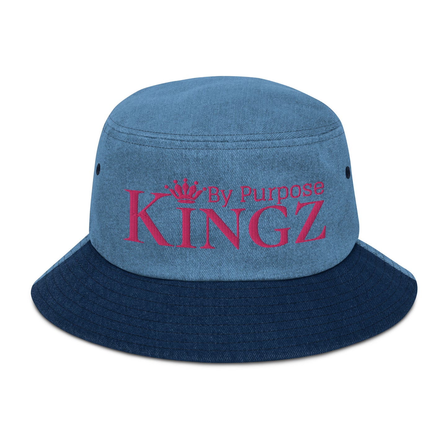Kingz By Purpose Flamingo Denim Bucket Hat