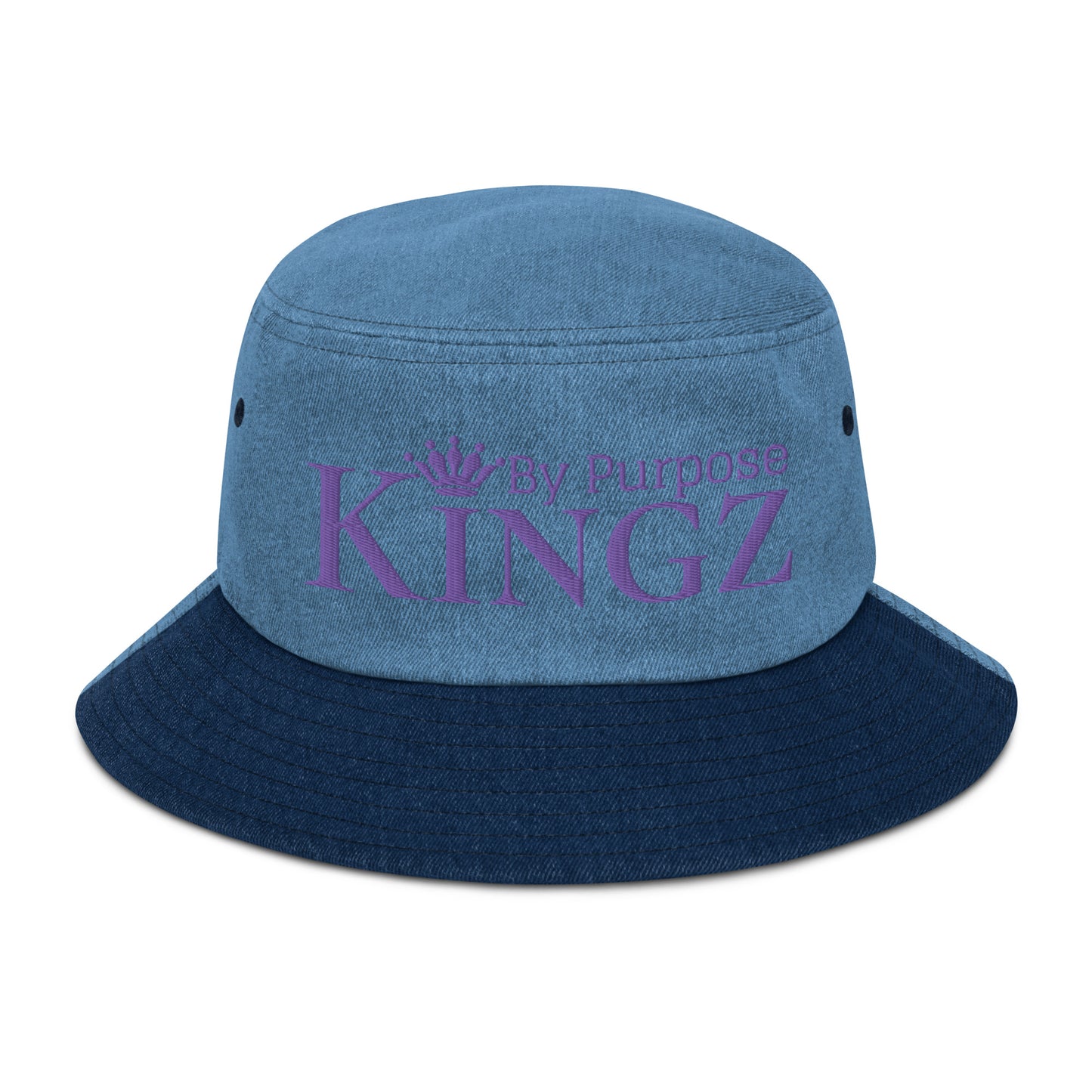Kingz By Purpose Royal Purple Denim Bucket Hat