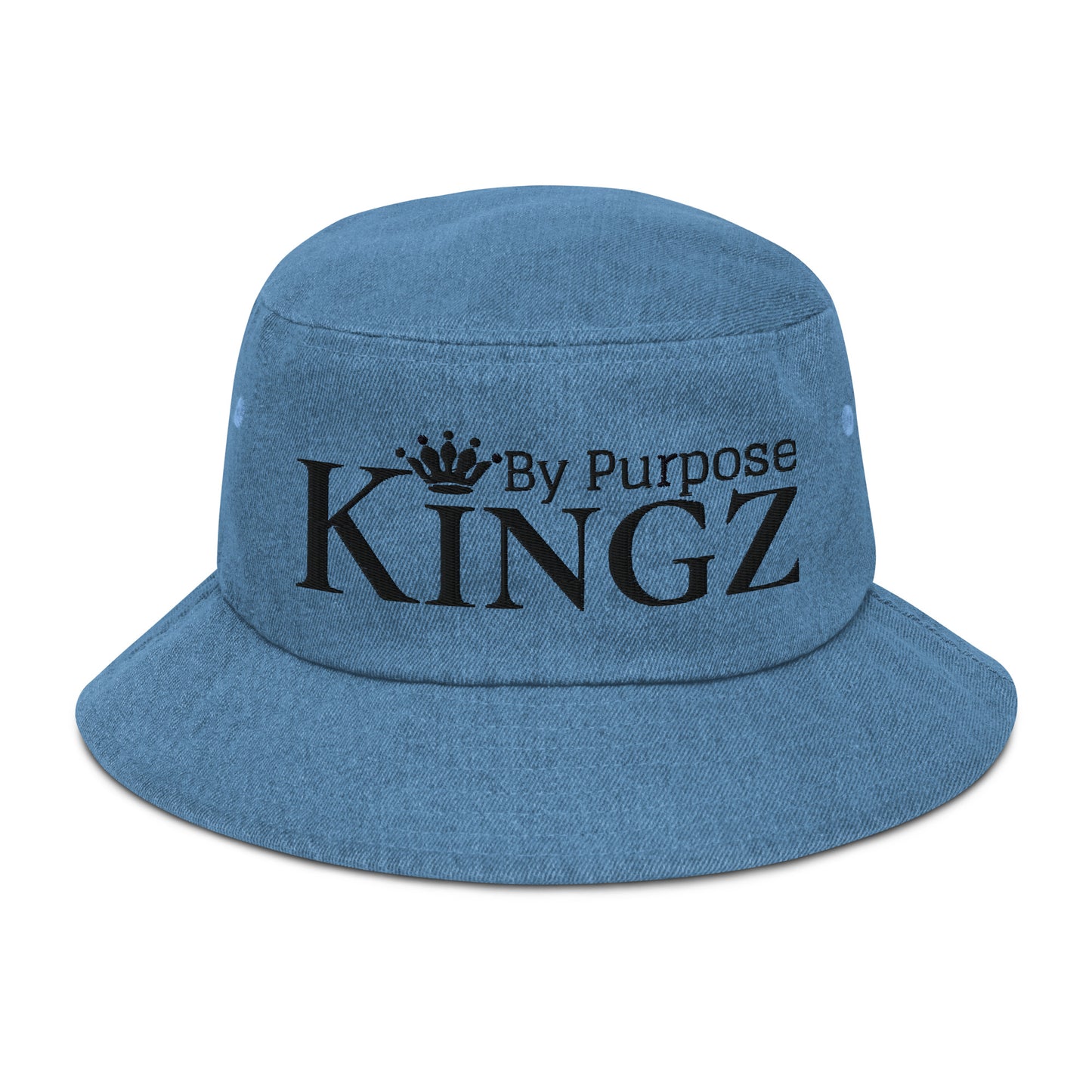 Kingz By Purpose Black Denim Bucket Hat