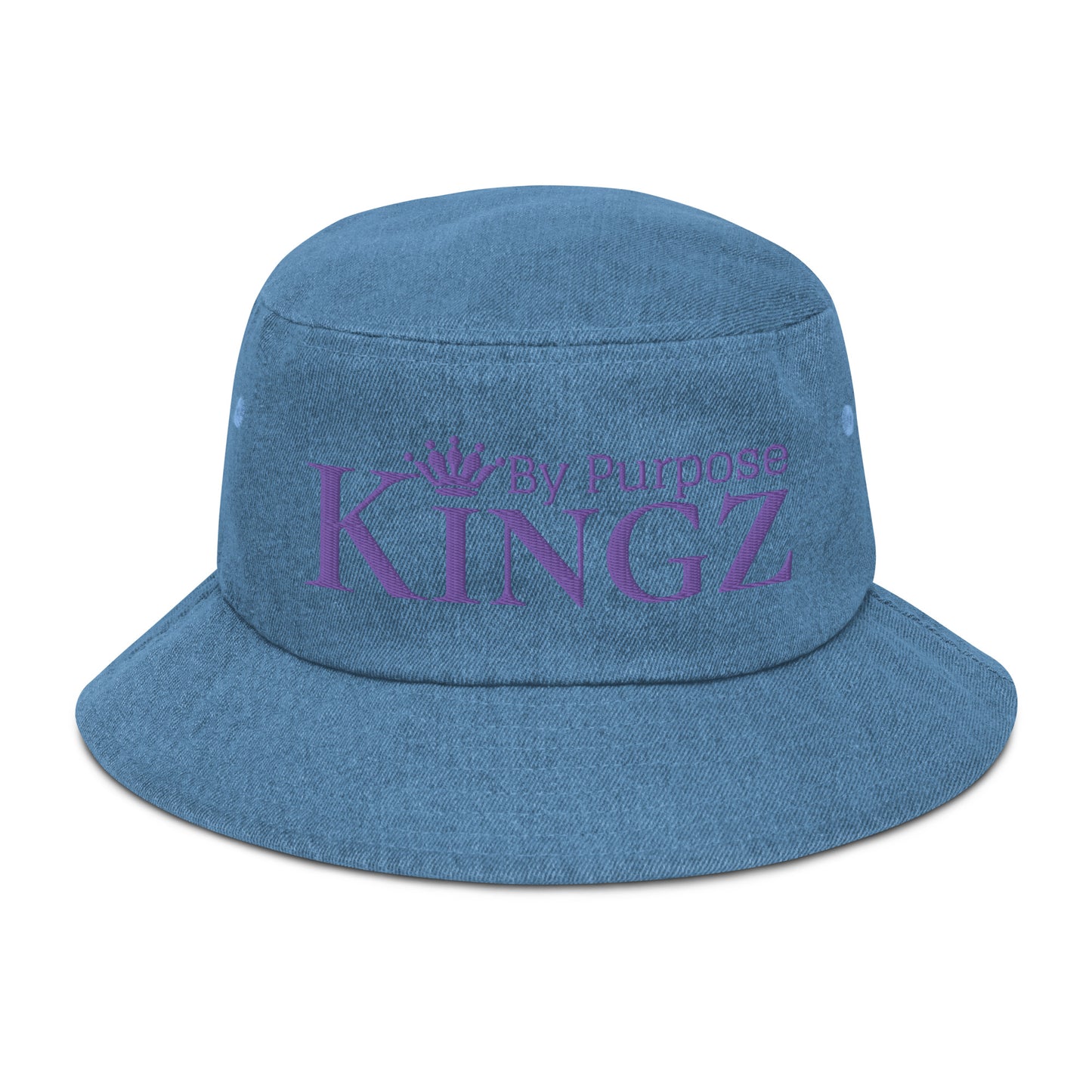 Kingz By Purpose Royal Purple Denim Bucket Hat