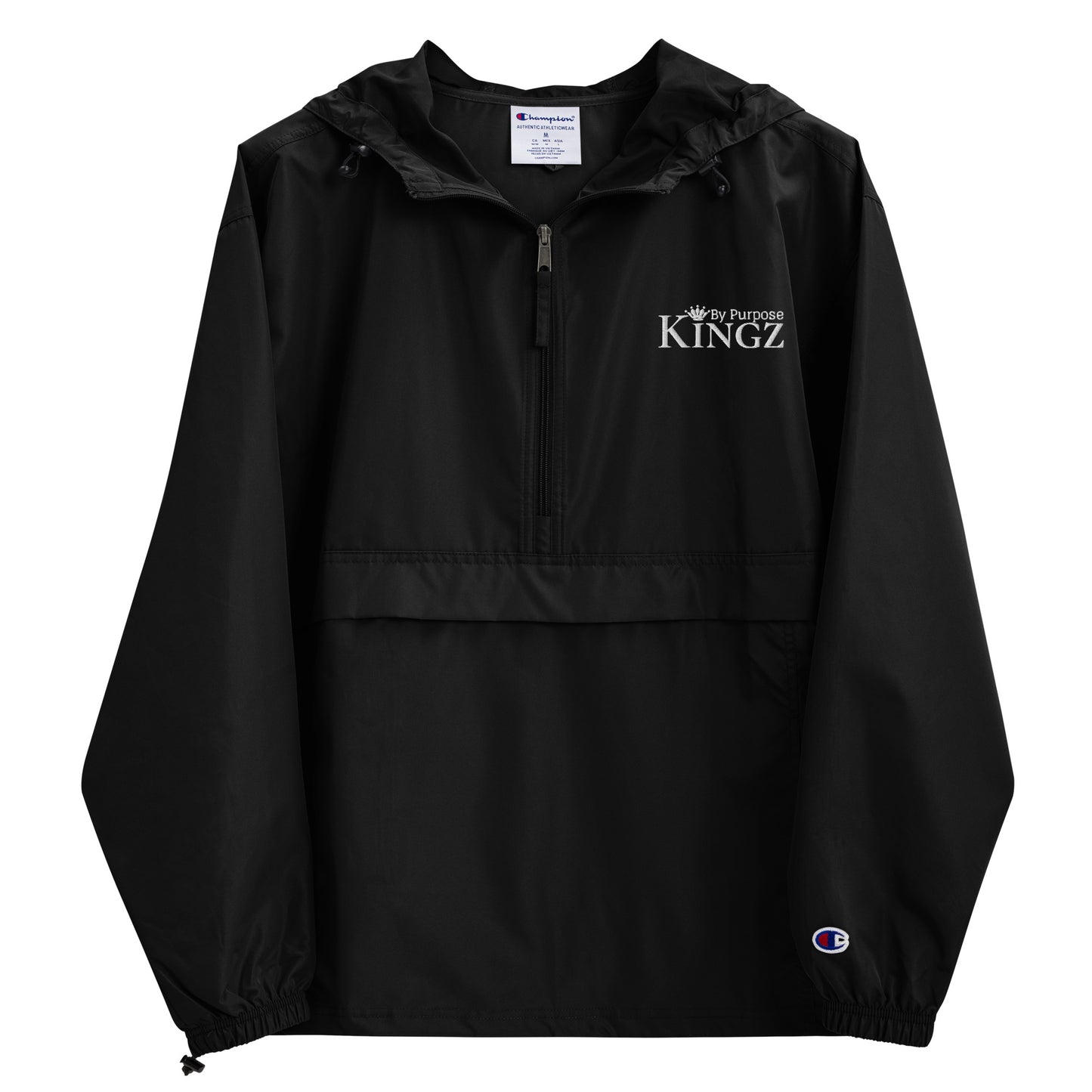Kingz By Purpose ‘White’Packable Jacket (By Champion)