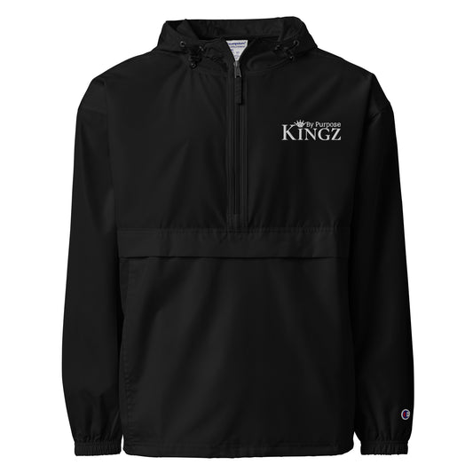 Kingz By Purpose ‘White’Packable Jacket (By Champion)