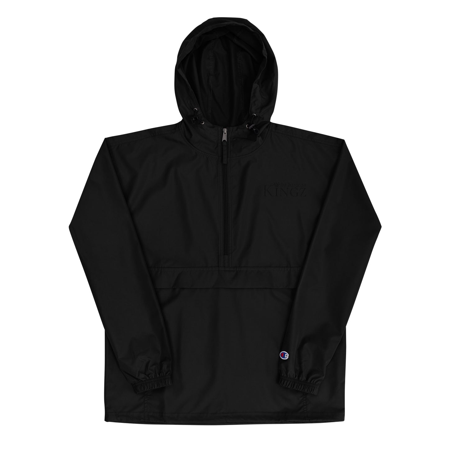 Kingz By Purpose ‘Black’ Packable Jacket (By Champion)