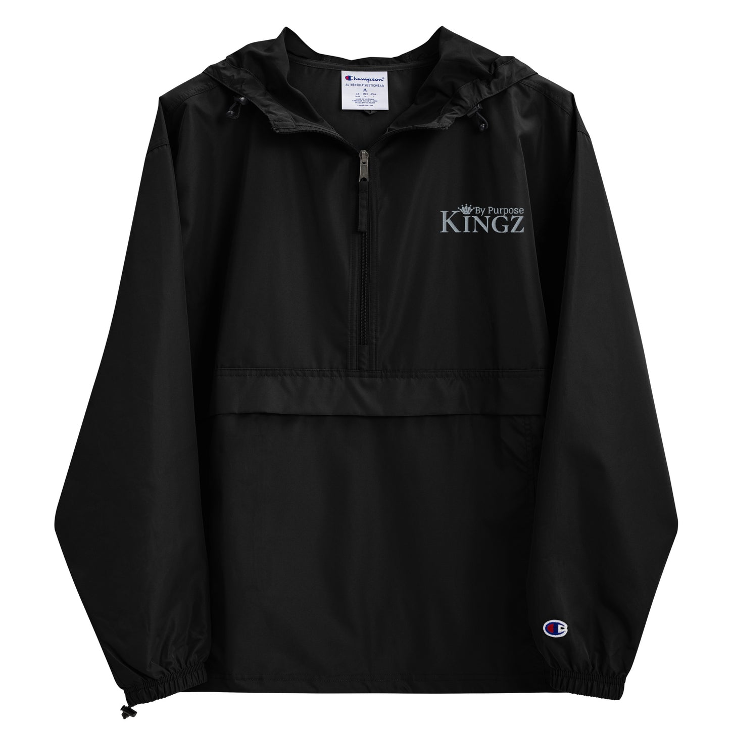 Kingz By Purpose ‘Grey’ Packable Jacket (By Champion)
