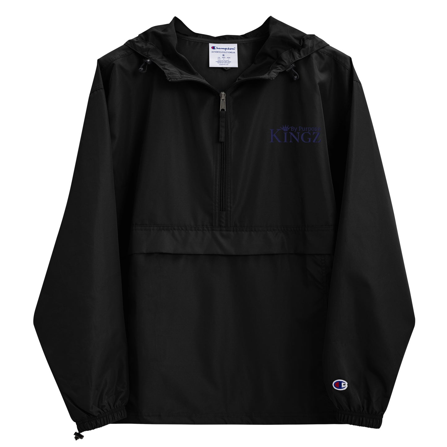 Kingz By Purpose ‘Navy’ Packable Jacket (By Champion)