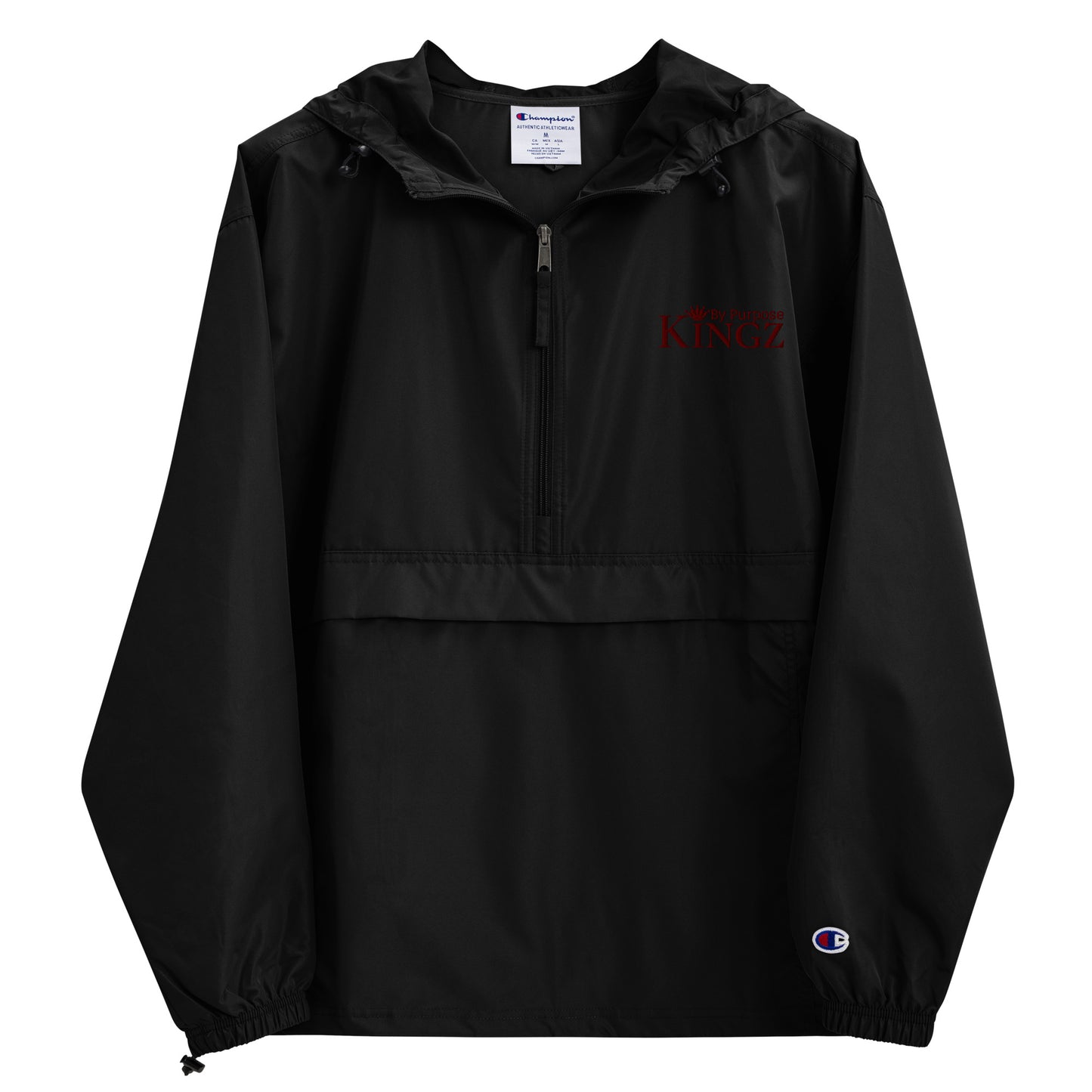 Kingz By Purpose ‘Maroon’ Packable Jacket (By Champion)