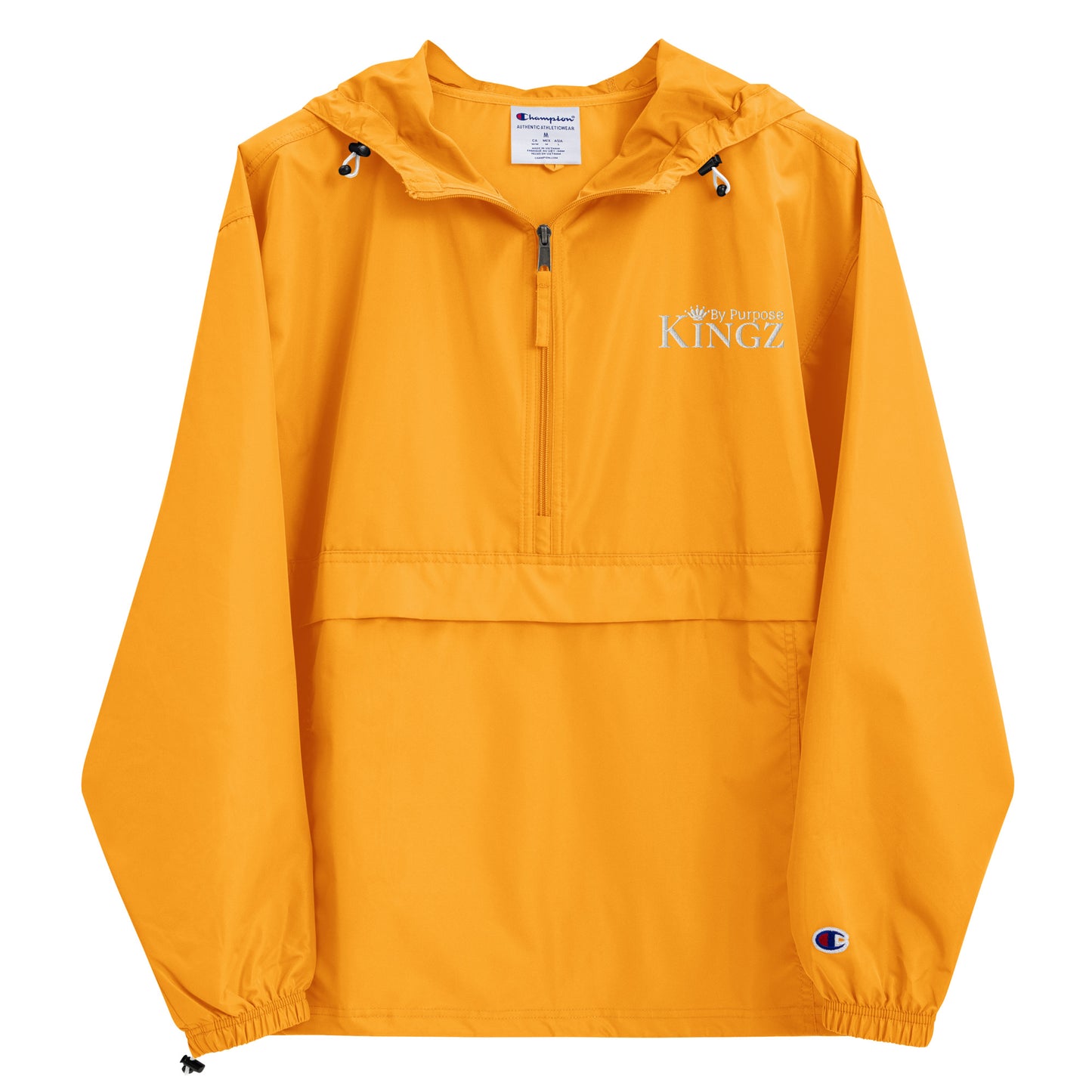 Kingz By Purpose ‘White’Packable Jacket (By Champion)