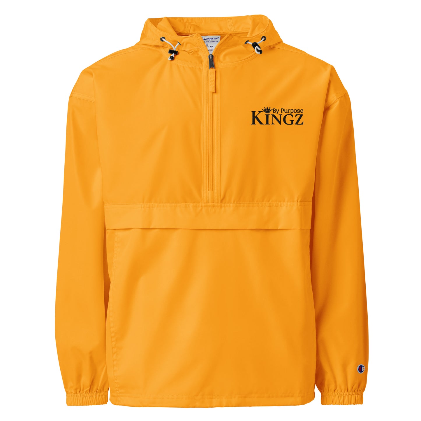 Kingz By Purpose ‘Black’ Packable Jacket (By Champion)