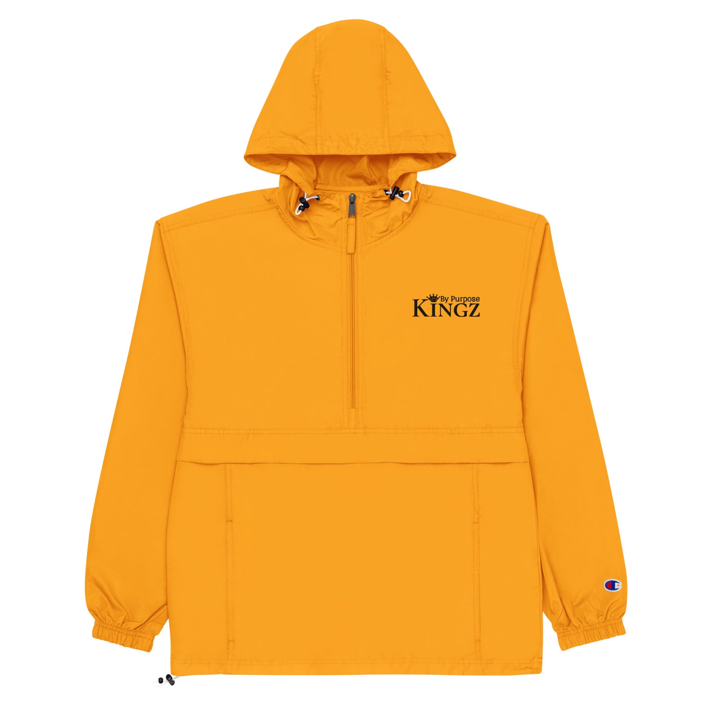 Kingz By Purpose ‘Black’ Packable Jacket (By Champion)