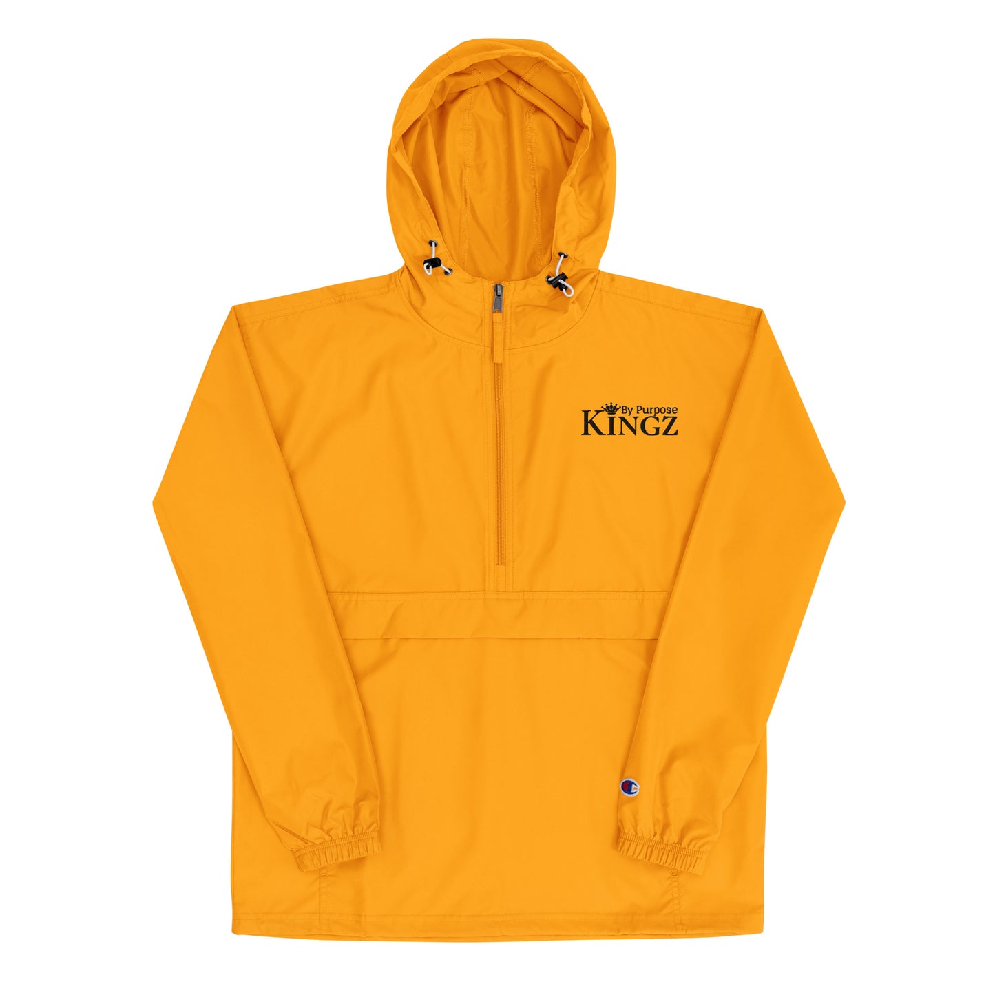 Kingz By Purpose ‘Black’ Packable Jacket (By Champion)
