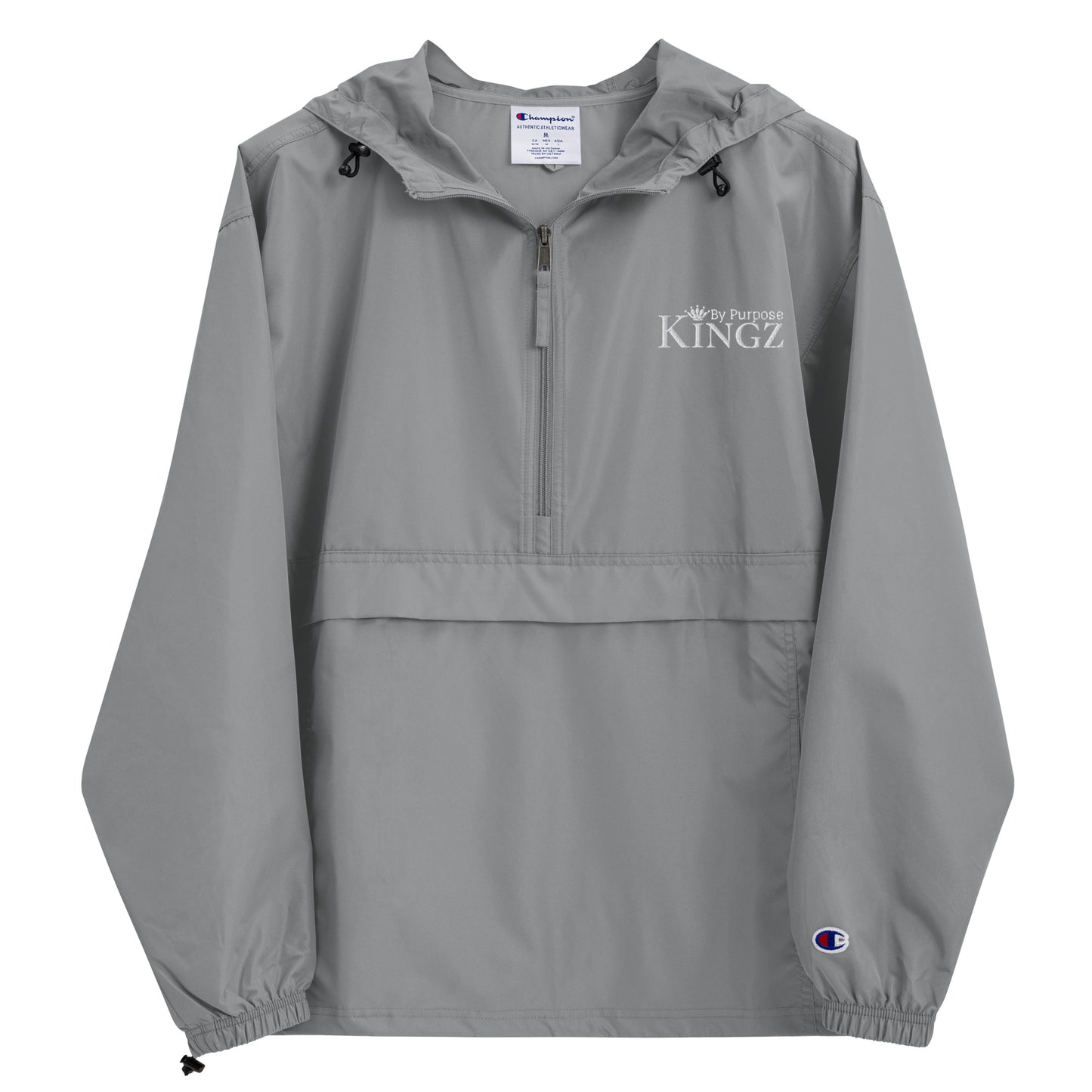 Kingz By Purpose ‘White’Packable Jacket (By Champion)