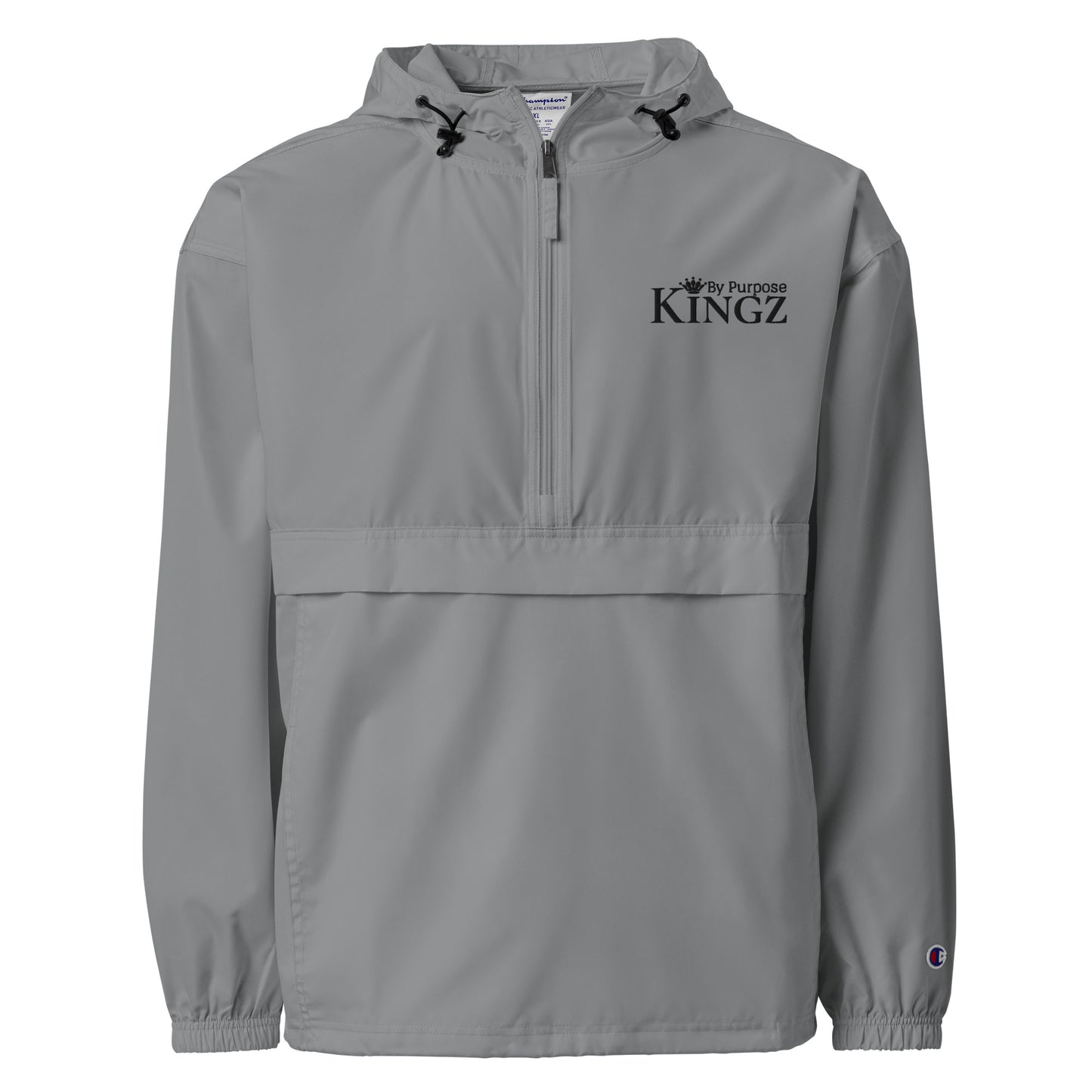 Kingz By Purpose ‘Black’ Packable Jacket (By Champion)