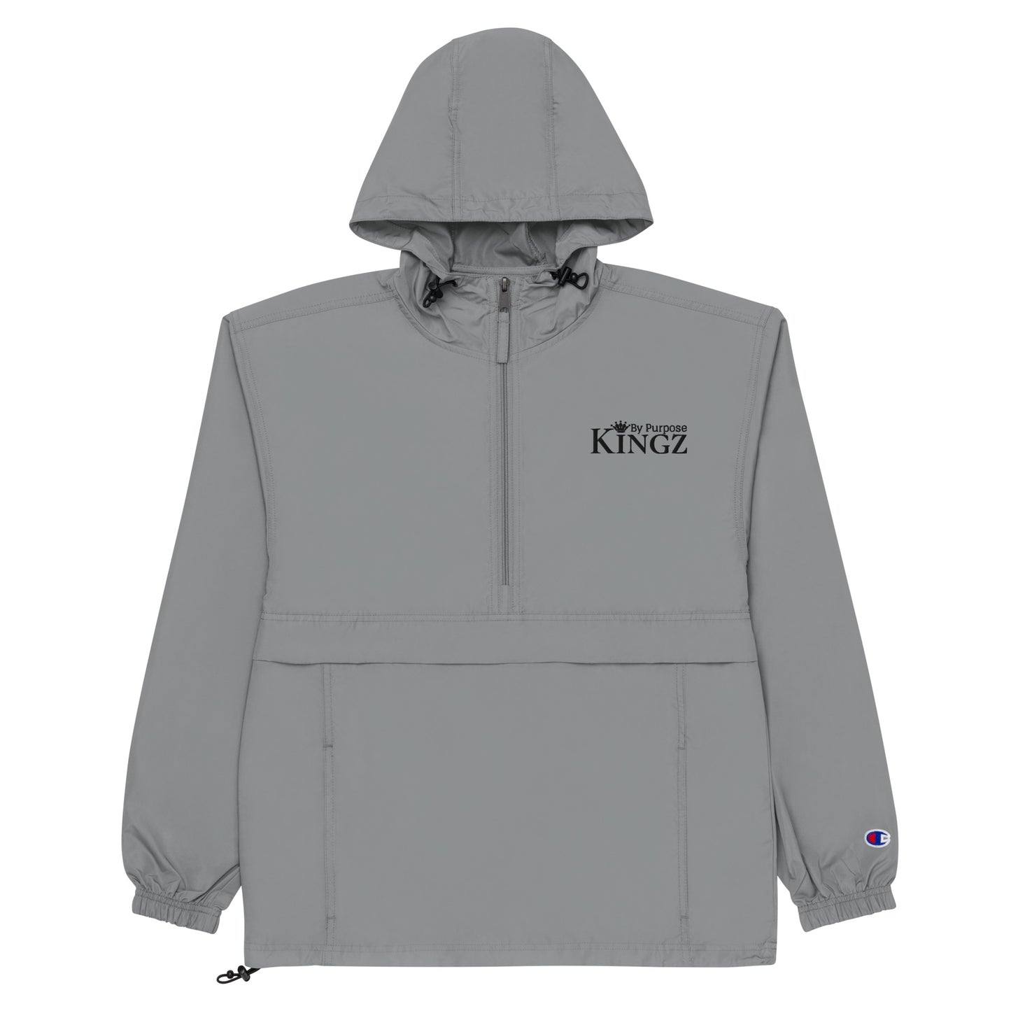 Kingz By Purpose ‘Black’ Packable Jacket (By Champion)