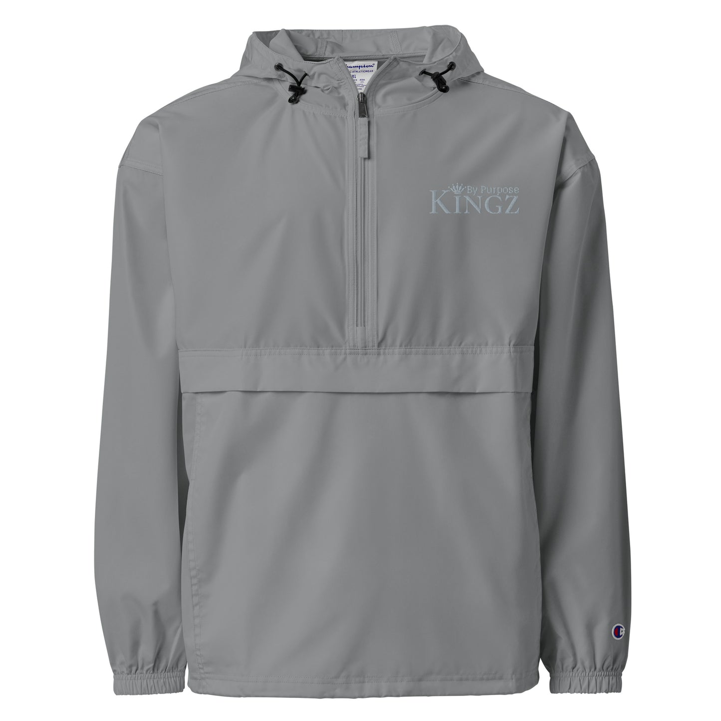 Kingz By Purpose ‘Grey’ Packable Jacket (By Champion)