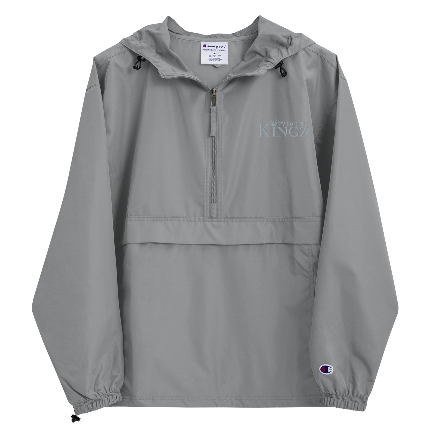 Kingz By Purpose ‘Grey’ Packable Jacket (By Champion)