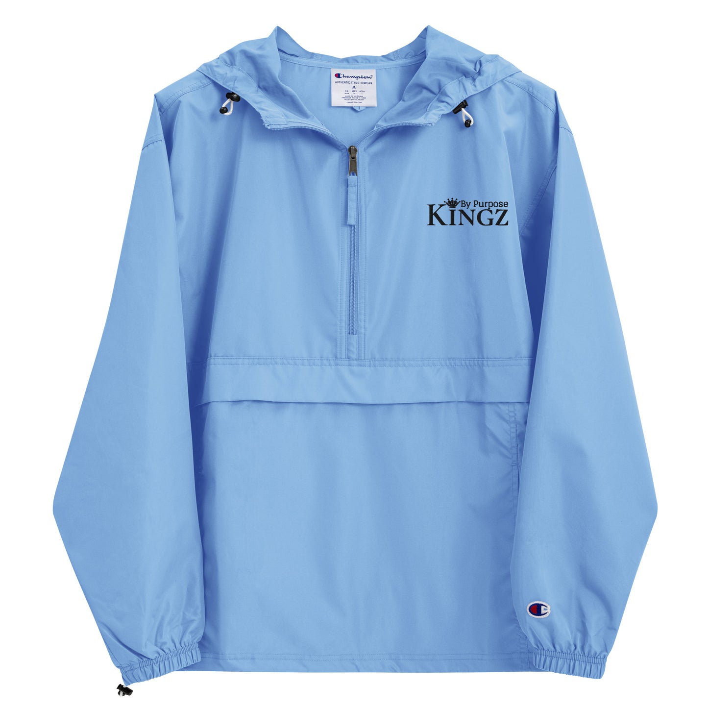 Kingz By Purpose ‘Black’ Packable Jacket (By Champion)