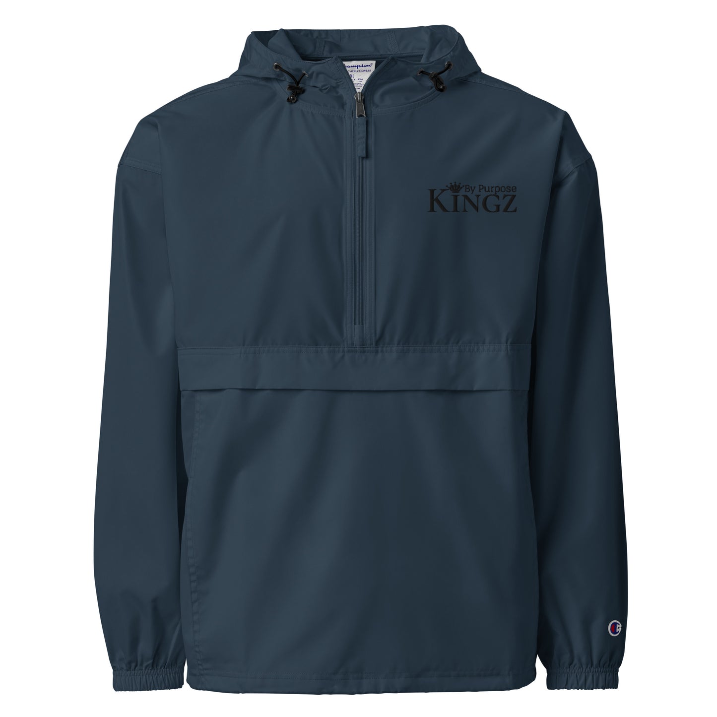 Kingz By Purpose ‘Black’ Packable Jacket (By Champion)
