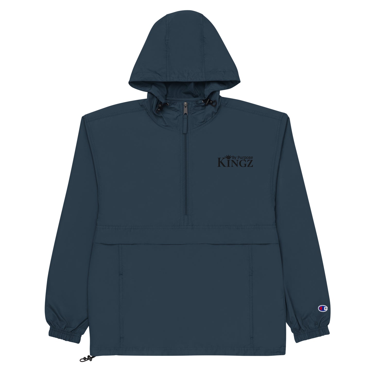 Kingz By Purpose ‘Black’ Packable Jacket (By Champion)
