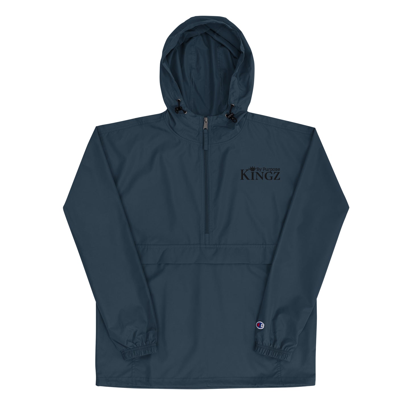 Kingz By Purpose ‘Black’ Packable Jacket (By Champion)