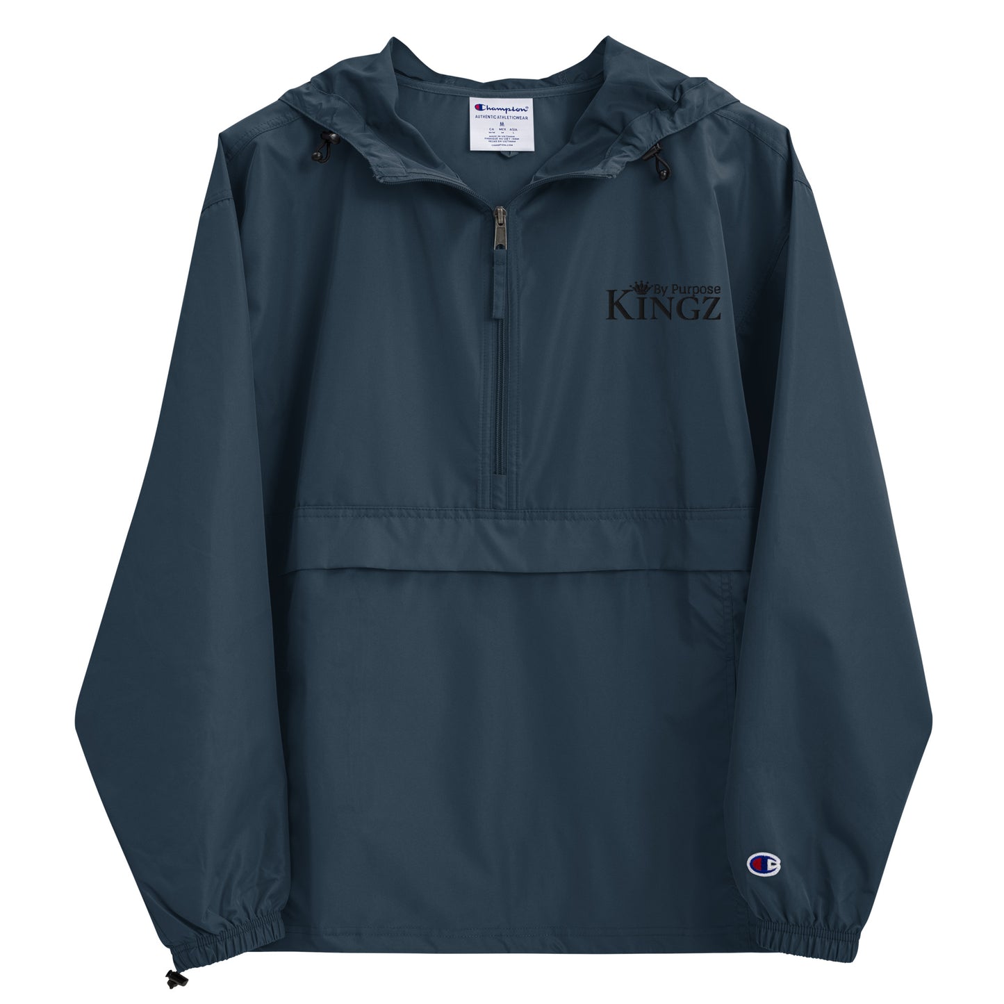 Kingz By Purpose ‘Black’ Packable Jacket (By Champion)