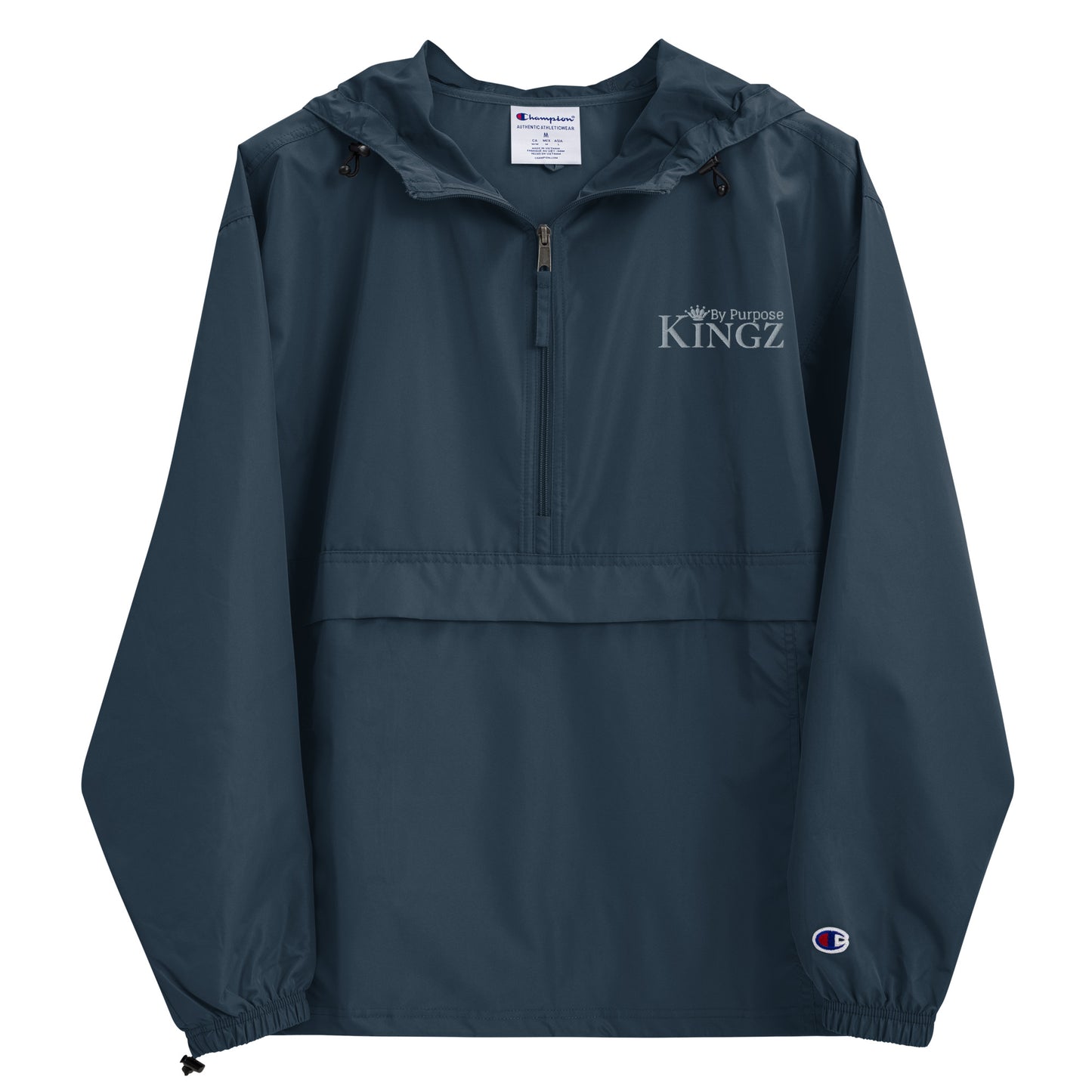 Kingz By Purpose ‘Grey’ Packable Jacket (By Champion)
