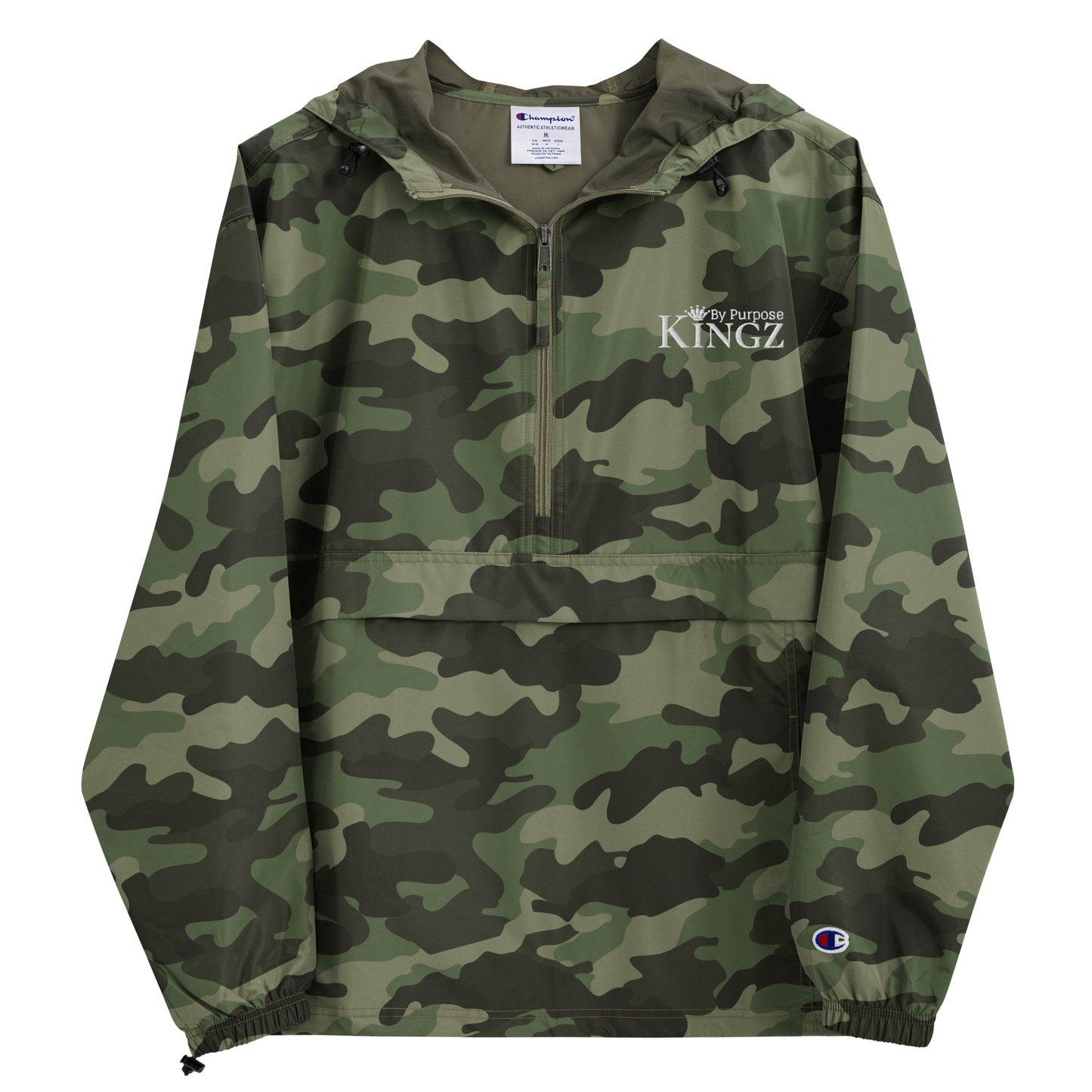 Kingz By Purpose ‘White’Packable Jacket (By Champion)