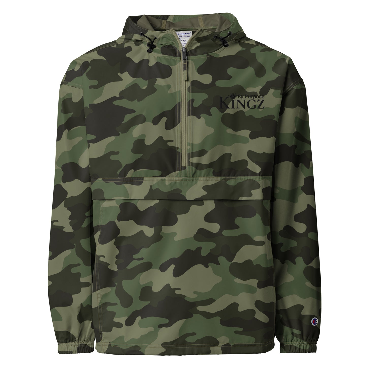 Kingz By Purpose ‘Black’ Packable Jacket (By Champion)