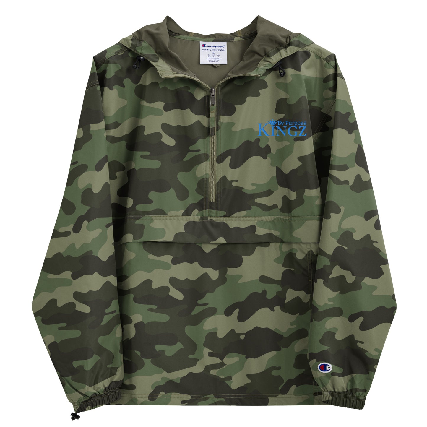 Kingz By Purpose ‘Aqua/Teal’ Packable Jacket (By Champion)