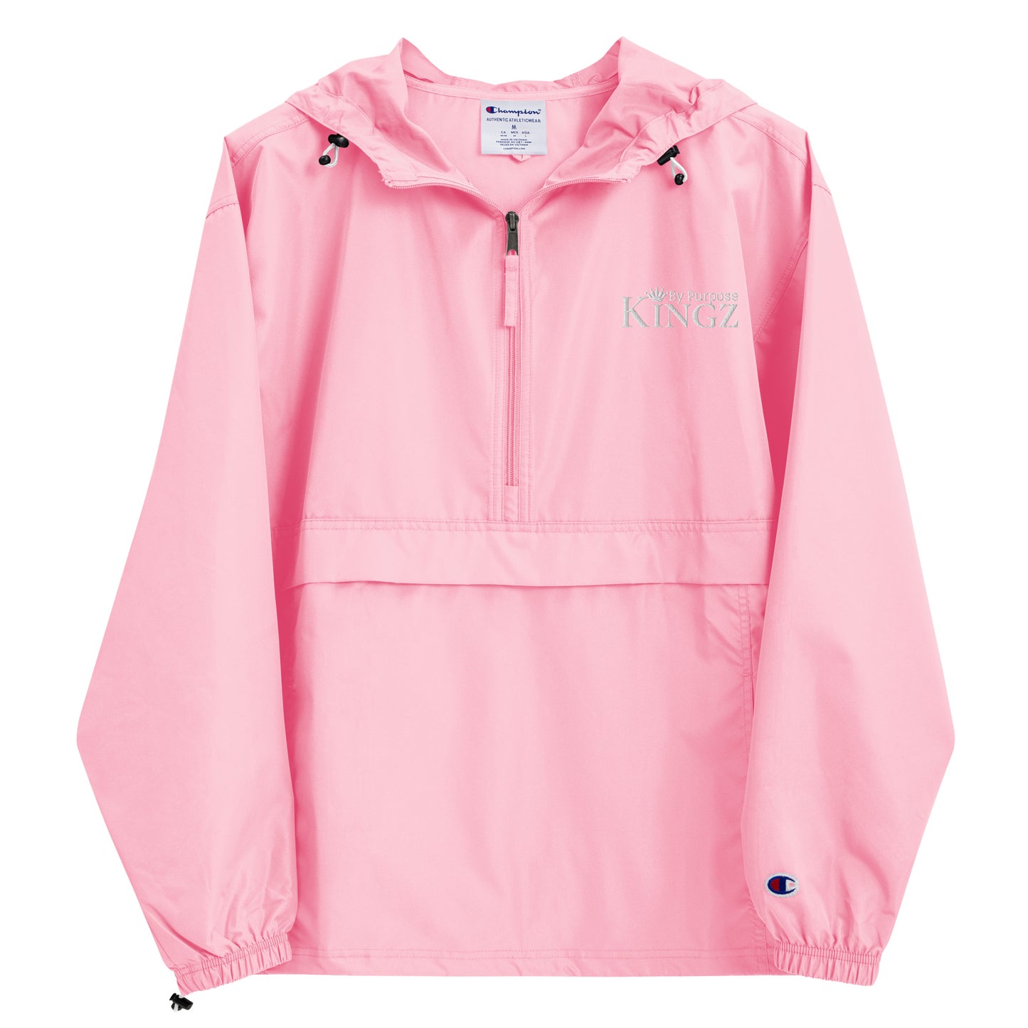 Kingz By Purpose ‘White’Packable Jacket (By Champion)
