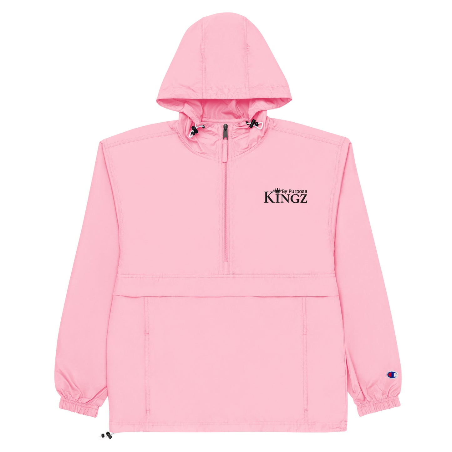 Kingz By Purpose ‘Black’ Packable Jacket (By Champion)