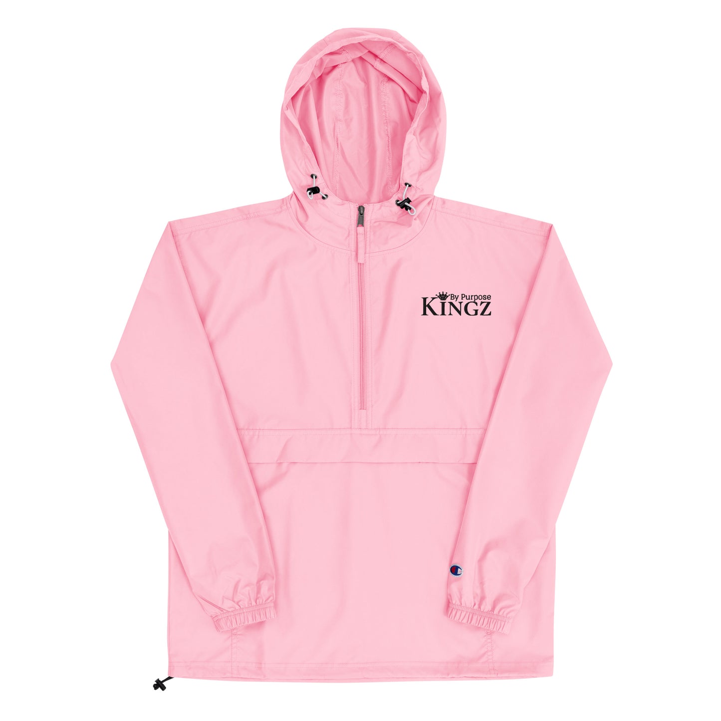 Kingz By Purpose ‘Black’ Packable Jacket (By Champion)