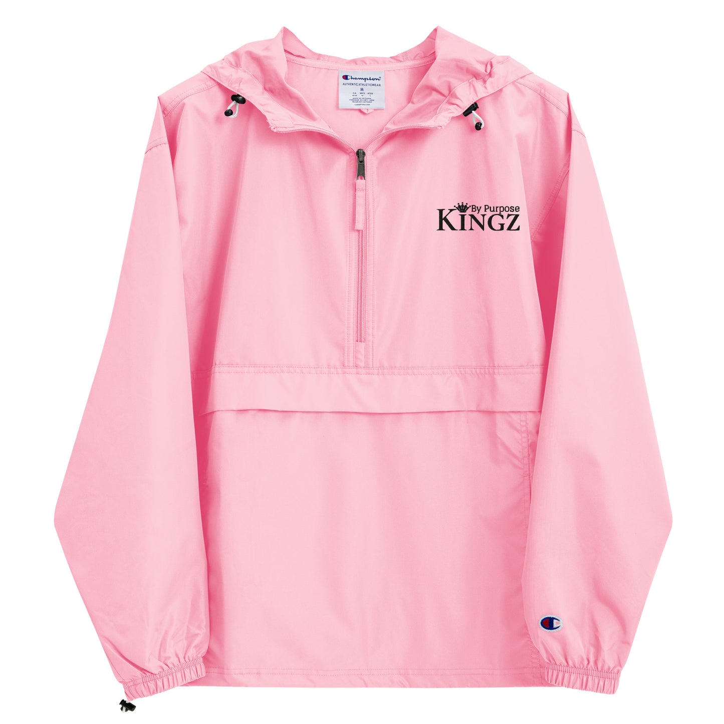 Kingz By Purpose ‘Black’ Packable Jacket (By Champion)