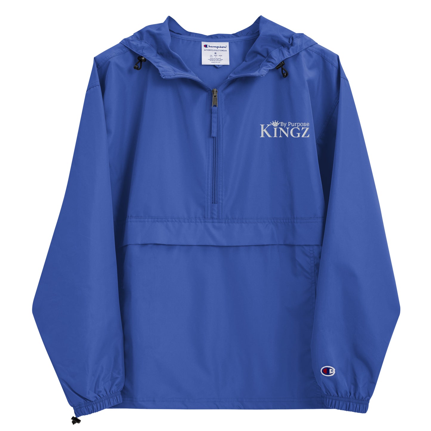 Kingz By Purpose ‘White’Packable Jacket (By Champion)