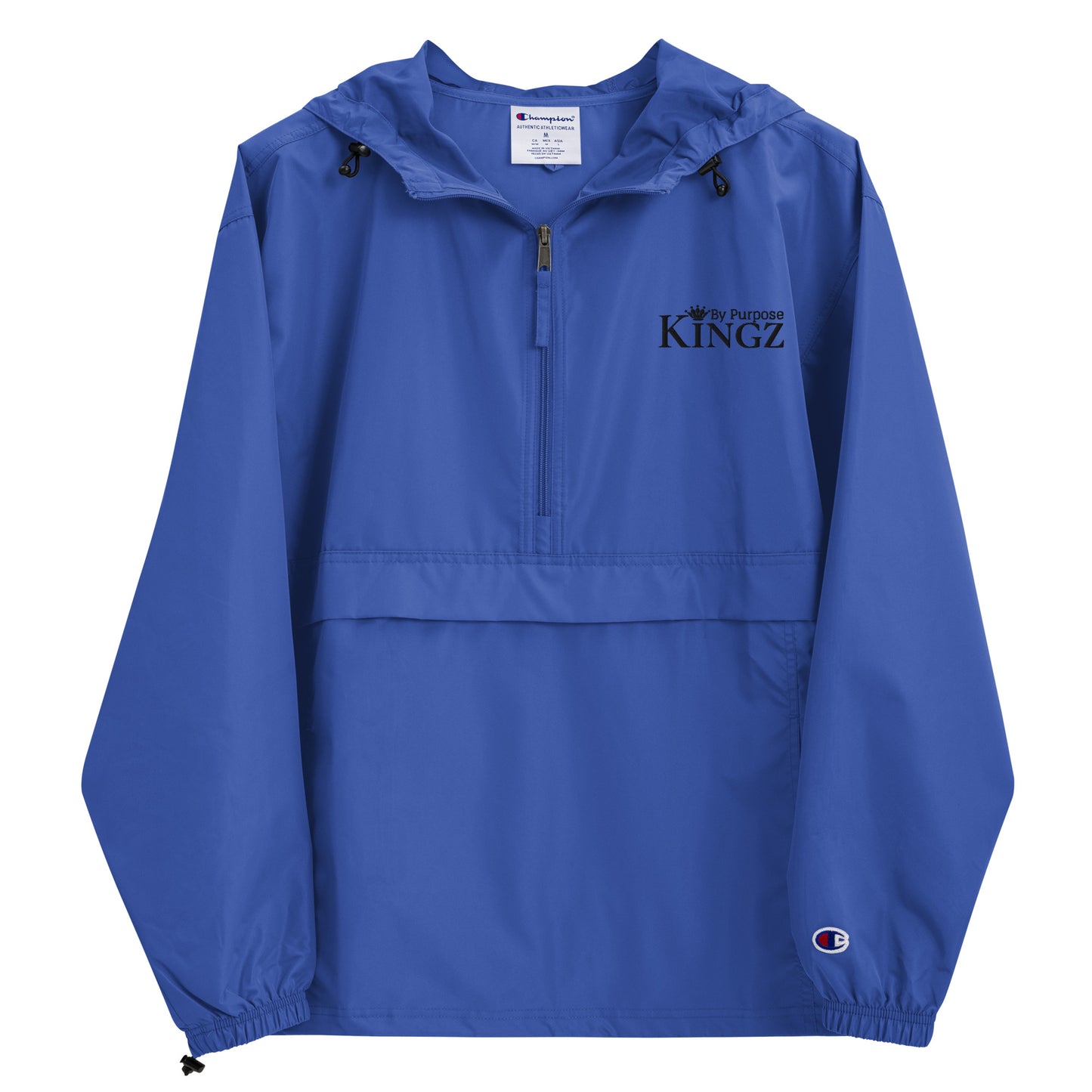 Kingz By Purpose ‘Black’ Packable Jacket (By Champion)